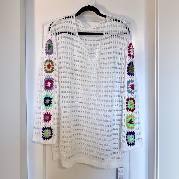 Cupshe Other - CUPSHE Crochet Swimsuit Cover Up Bohemian Summer Beach size XL